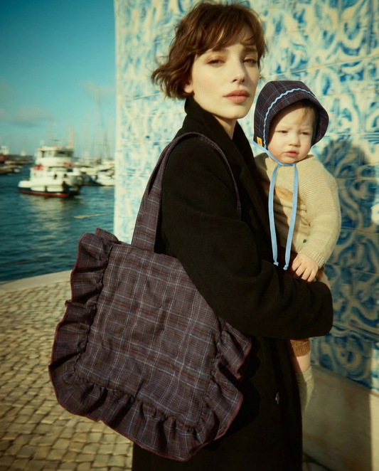 Pack mamá & bebé bonnet y bolso Copenhagen marrón