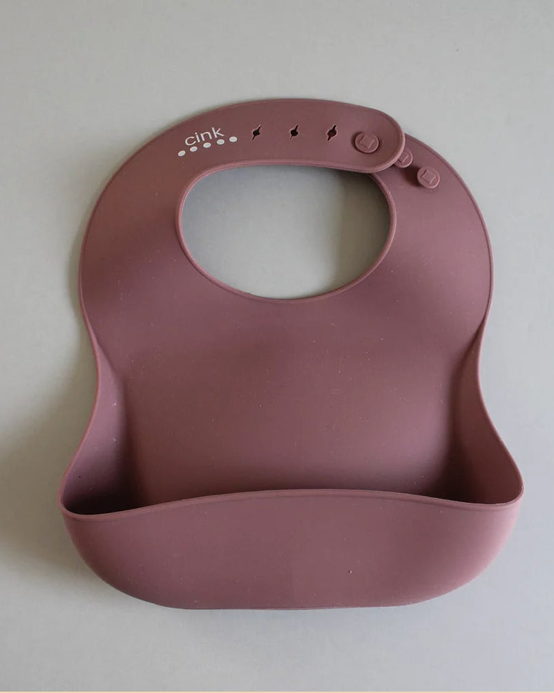 Babero de silicona (disponible en 5 colores)