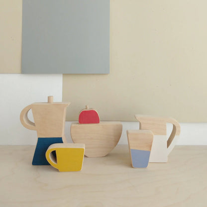 Juguete de madera "En la cocina"