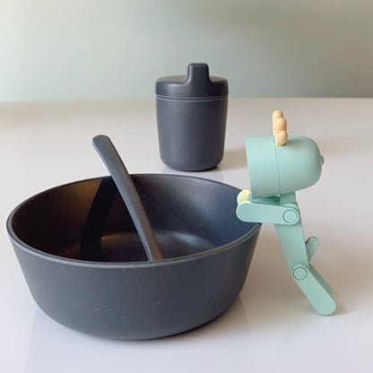 Vajilla de bambú para bebé (disponible en 5 colores)