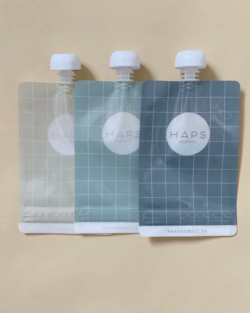 Pack 3 bolsas rellenables para batidos - Kit x 3 u. (disponible en 2 colores)