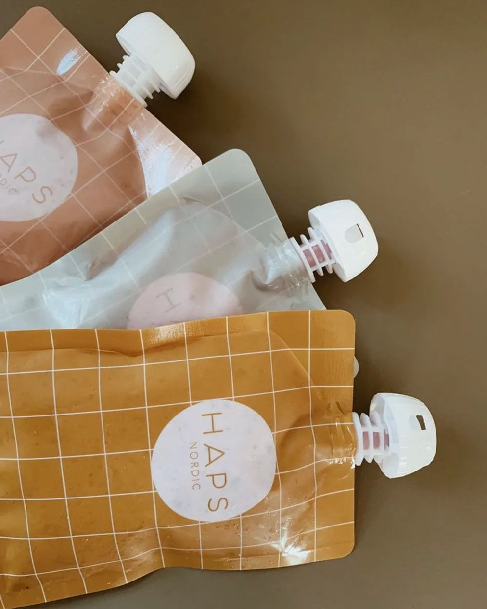 Pack 3 bolsas rellenables para batidos - Kit x 3 u. (disponible en 2 colores)