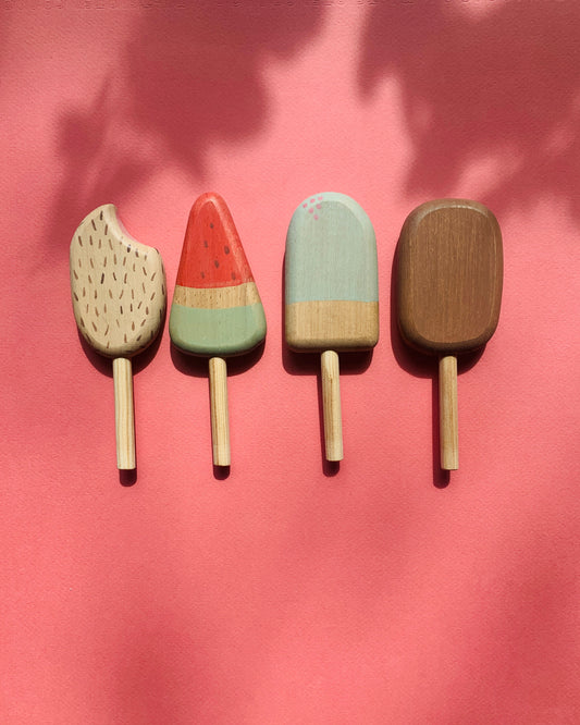 Juguete de madera "Helados"