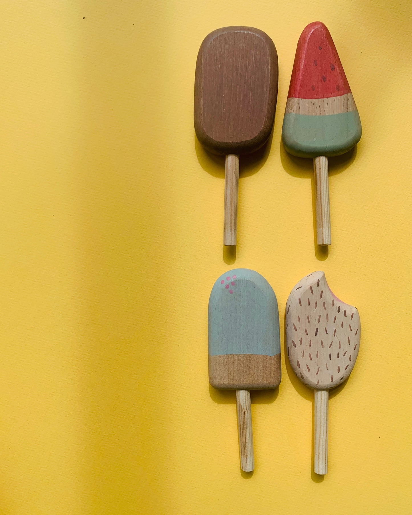 Juguete de madera "Helados"