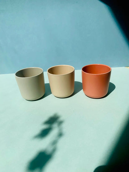 Pack 3 Vasos de bambú (disponible en 2 colores)