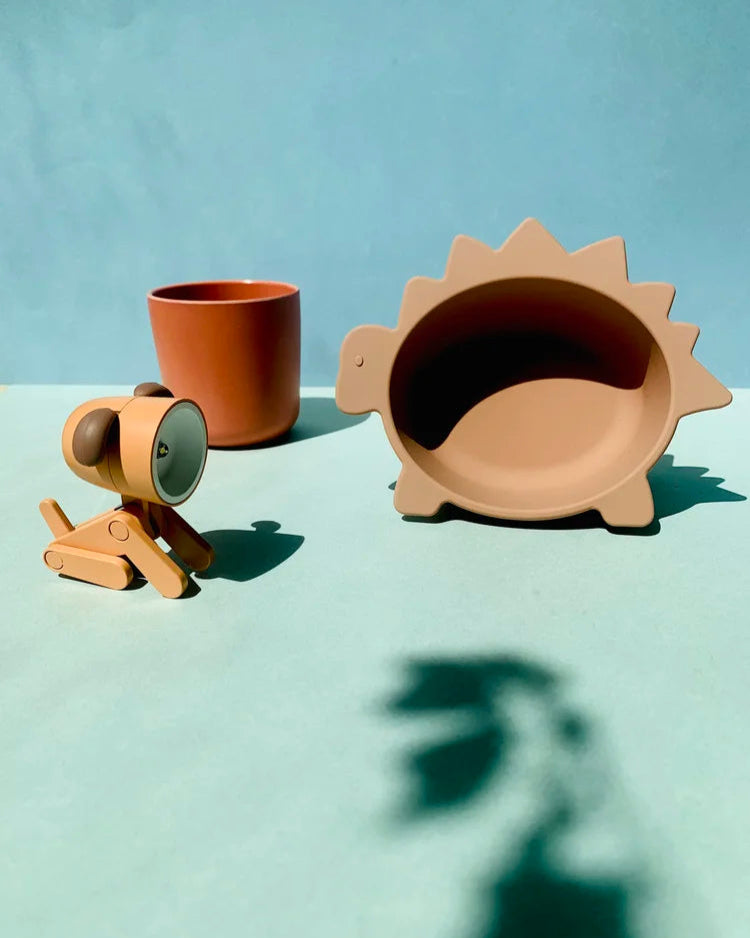 Platito Dino de Silicona con Ventosa(disponible en 3 colores) 🦕