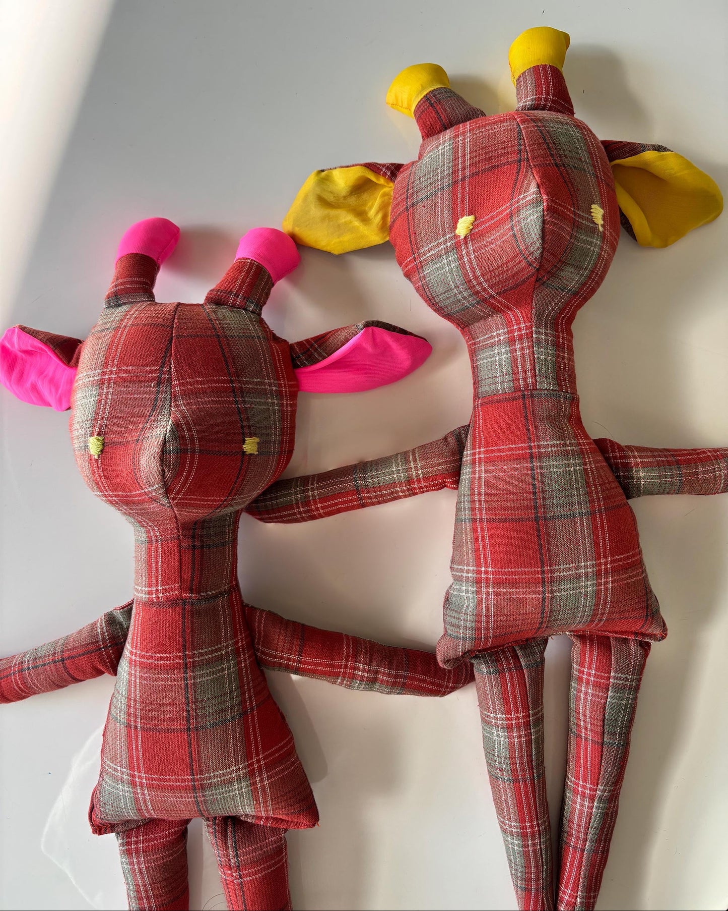 Theodora the Red and Fuchsia Giraffe Large 