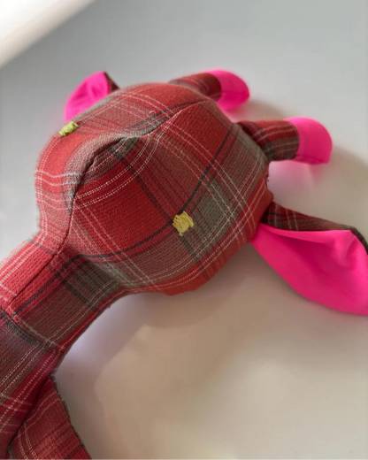 La Jirafa Teodora ROJA grande (disponible en 3 colores)