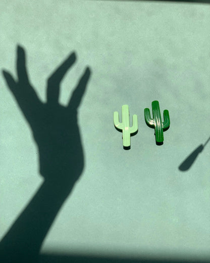 Pinza para el pelo cactus (disponible en 2 colores)