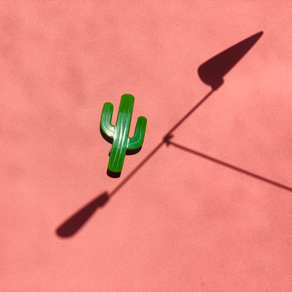 Pinza para el pelo cactus (disponible en 2 colores)