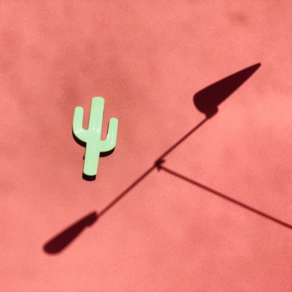 Pinza para el pelo cactus (disponible en 2 colores)