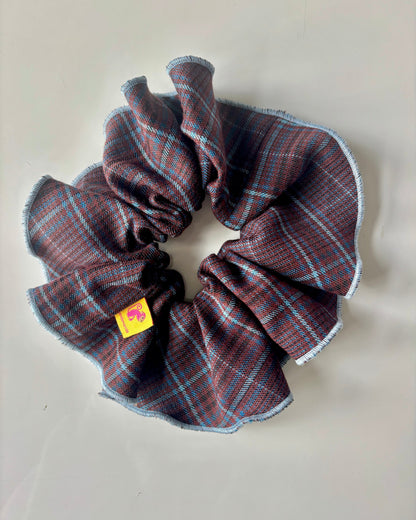 Coletero XL cuadros marrón