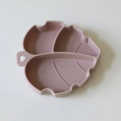 Plato hoja con ventosa (disponible en 3 colores)