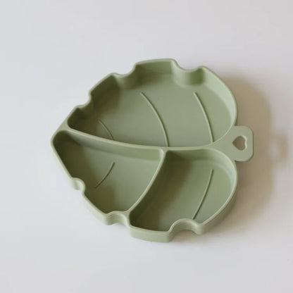 Plato hoja con ventosa (disponible en 3 colores)