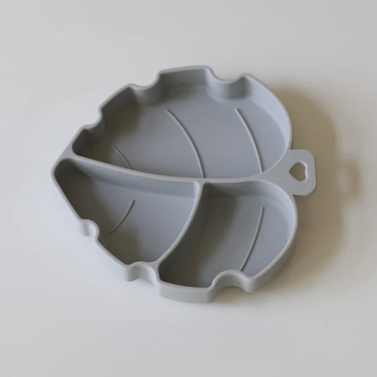 Plato hoja con ventosa (disponible en 3 colores)
