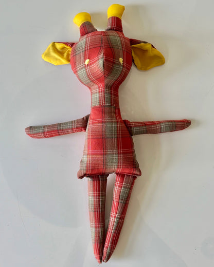 Theodora the Red and Fuchsia Giraffe Large 