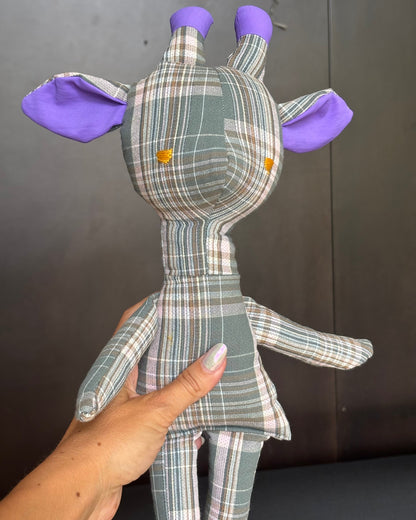 La Jirafa Teodora GRIS grande (disponible en 2 colores)