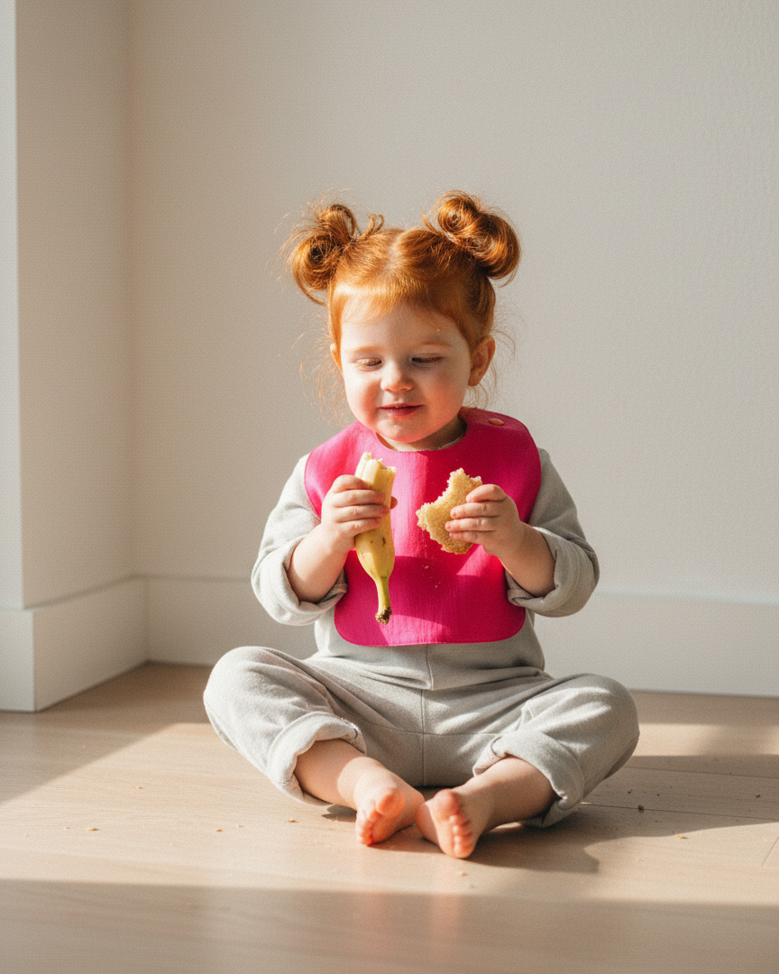 Babero reversible fucsia