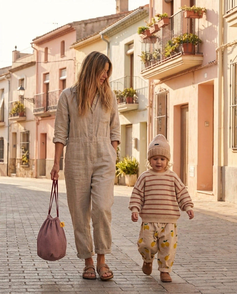 Bolsita multiusos ROMA malva empolvado