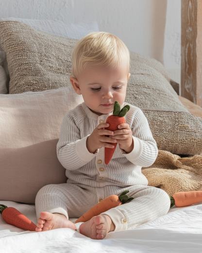 Juguete de tela ZANAHORIA (1 unidad)