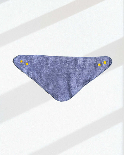 Babero bandana de rizo de algodón (disponible en 3 colores)