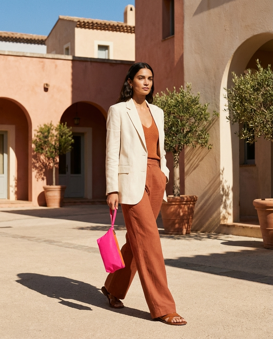 Necesser JULIVERT rosa fúcsia