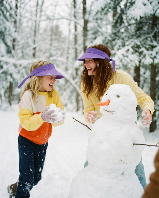 Visera lazo trasero lila