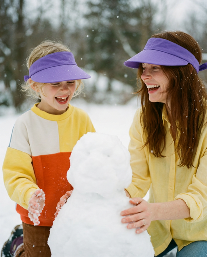 Visera lazo trasero lila