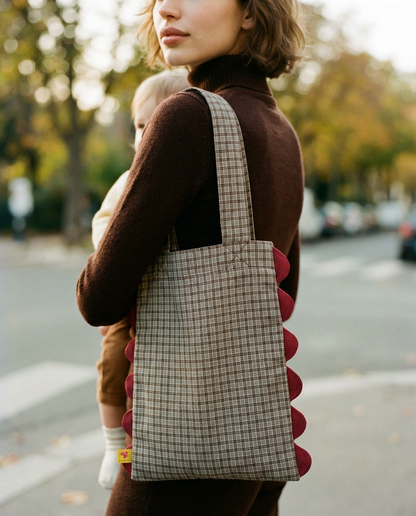 Tote Portobello cuadros caqui