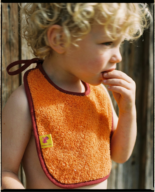 Babero LONDRES rizo taronja