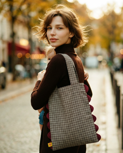 Tote Portobello cuadros caqui