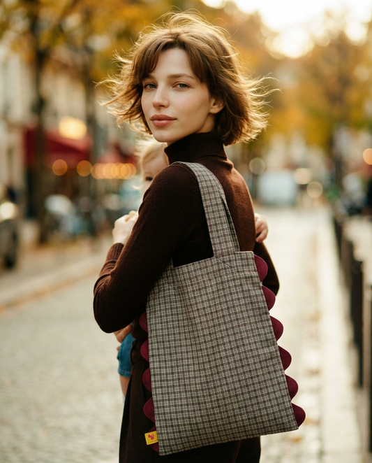 Tote Portobello cuadros caqui