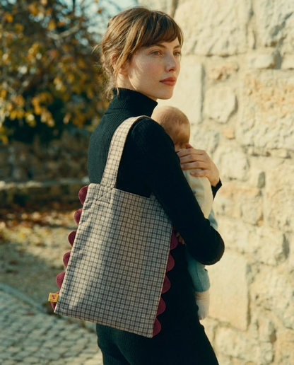 Tote Portobello cuadros caqui