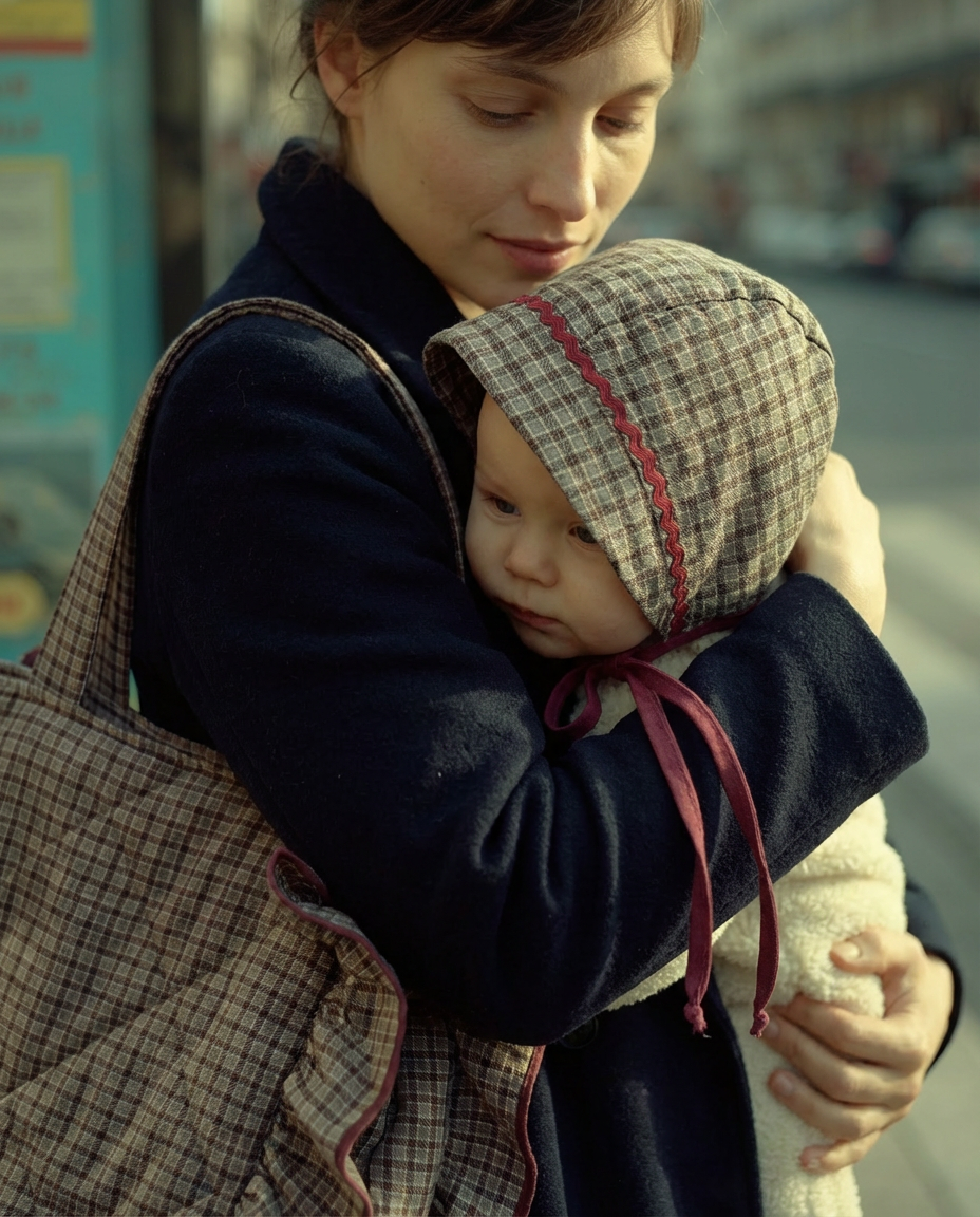 Pack mamá & bebé · Bonnet y bolso Copenhagen caqui