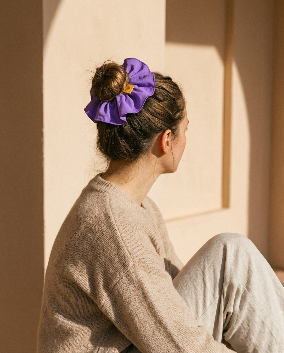 Scrunchie XL lila