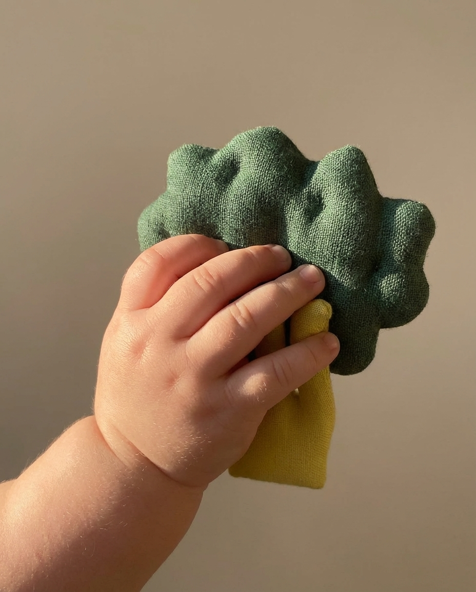 Broccoli fabric toy (1 unit)