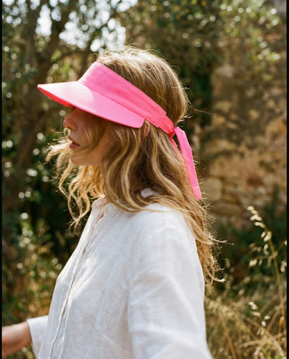 Visor with back bow (available in 2 colors)