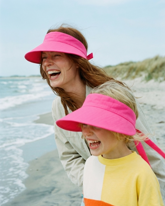 Visera lazo trasero fúcsia