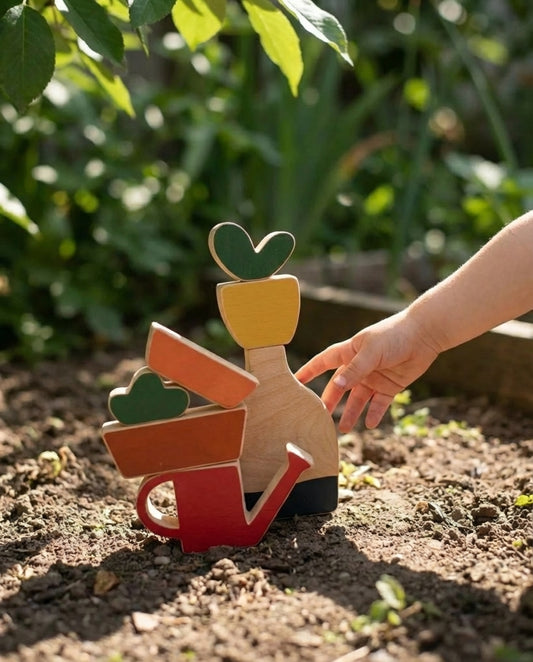 Juguete de madera "EN LA TERRAZA"