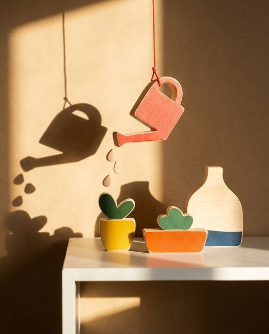 Juguete de madera "EN LA TERRAZA"