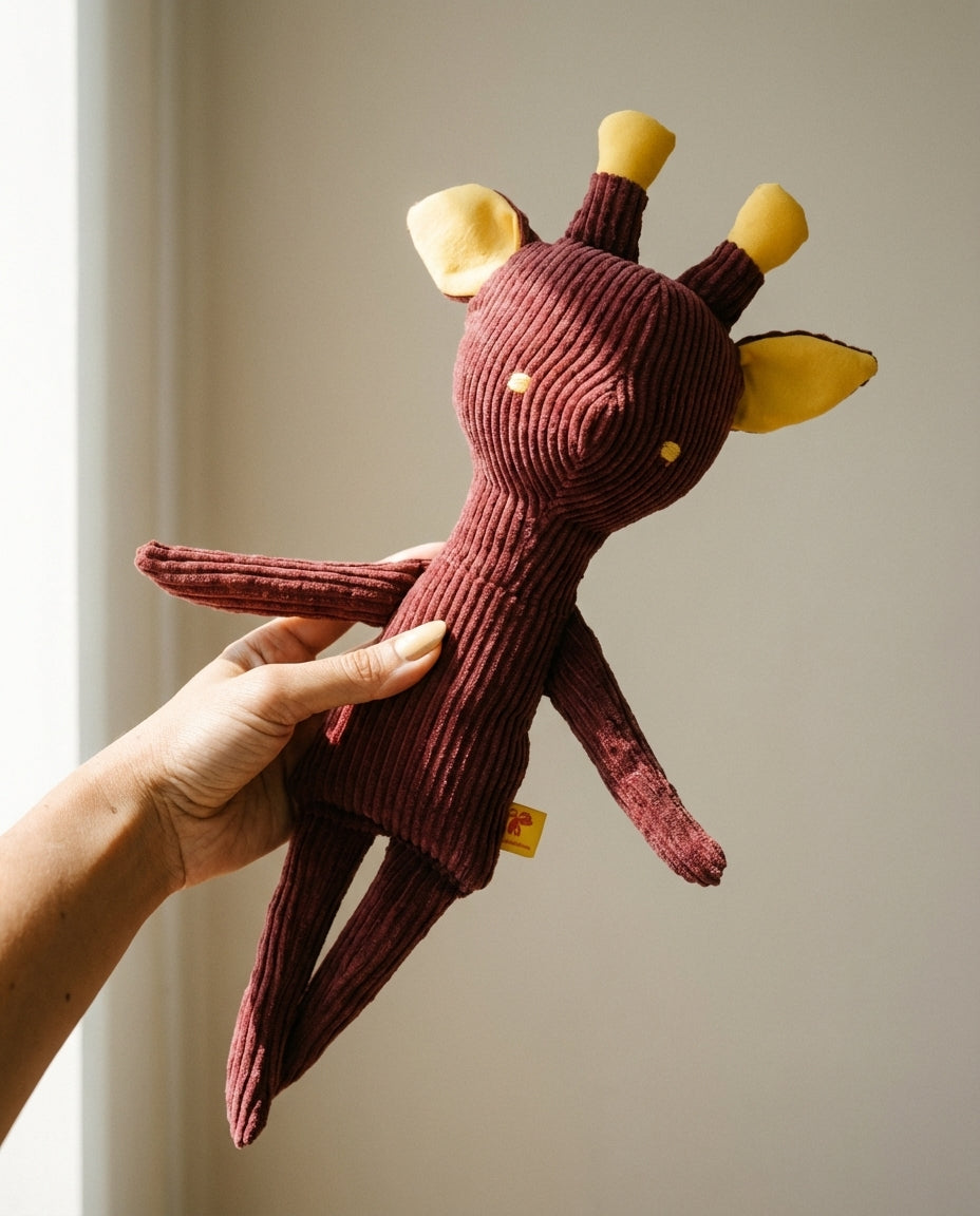 Theodora the Red and Fuchsia Giraffe Large 