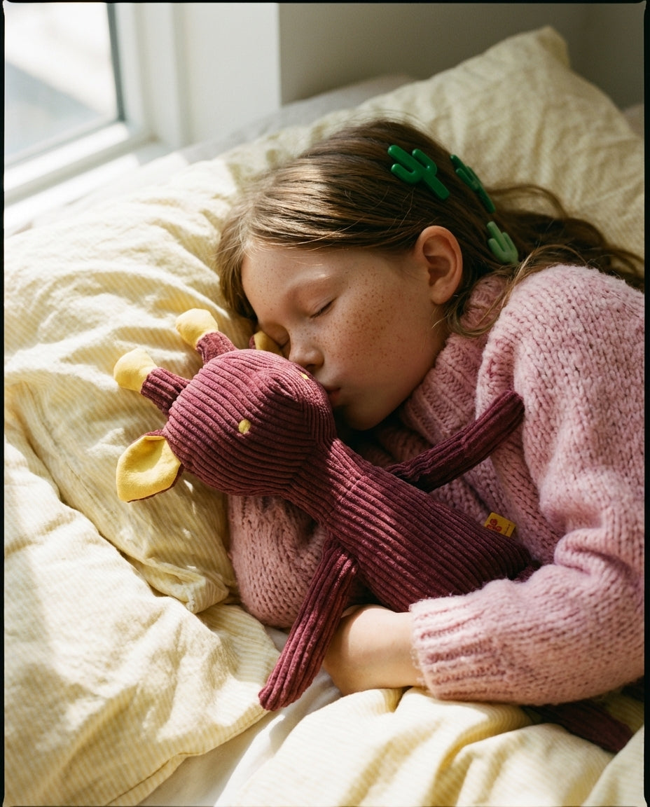 Theodora the Red and Fuchsia Giraffe Large 