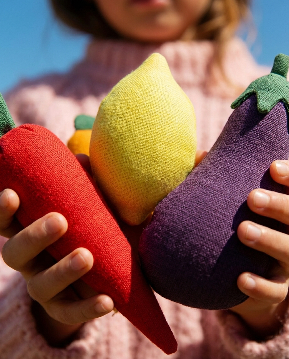 Spicy Fruits fabric toy (4 units)