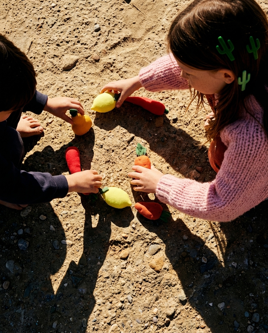 Spicy Fruits fabric toy (4 units)
