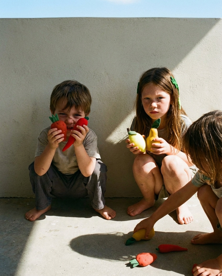 Spicy Fruits fabric toy (4 units)