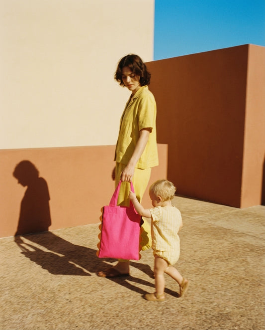 Bolso TEDDY fucsia · Versión mamá