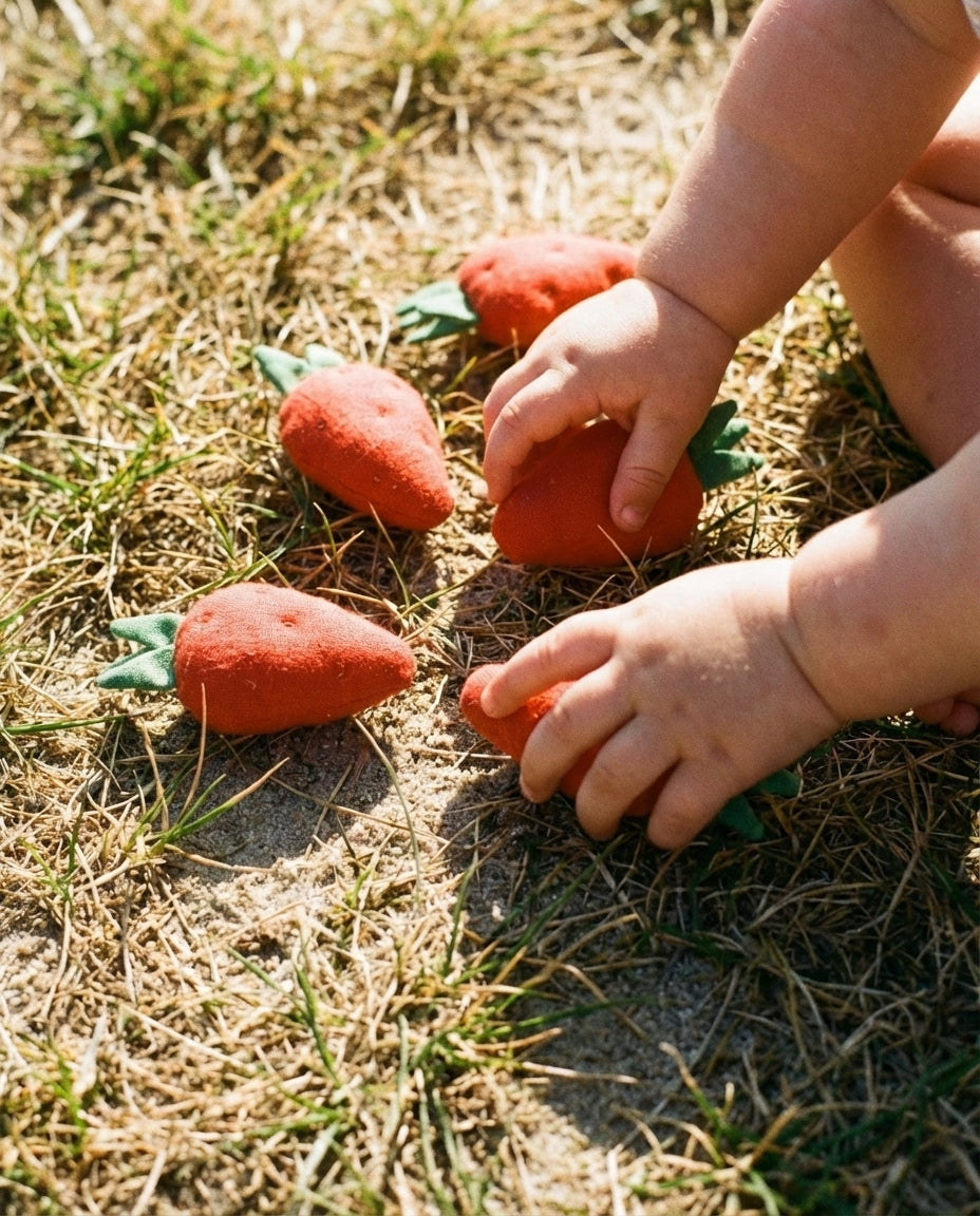 Strawberry linen toy (1 unit)