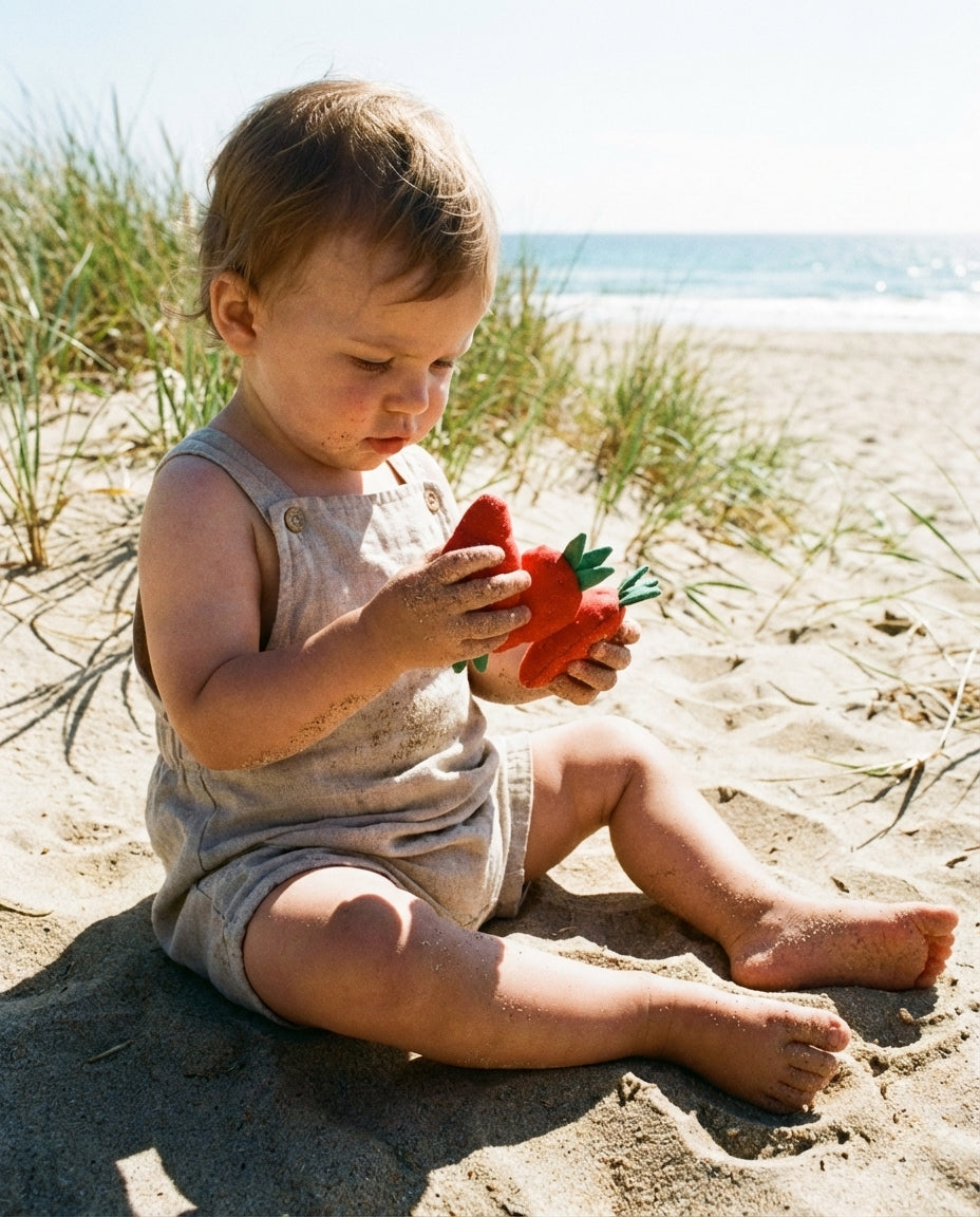 Strawberry linen toy (1 unit)