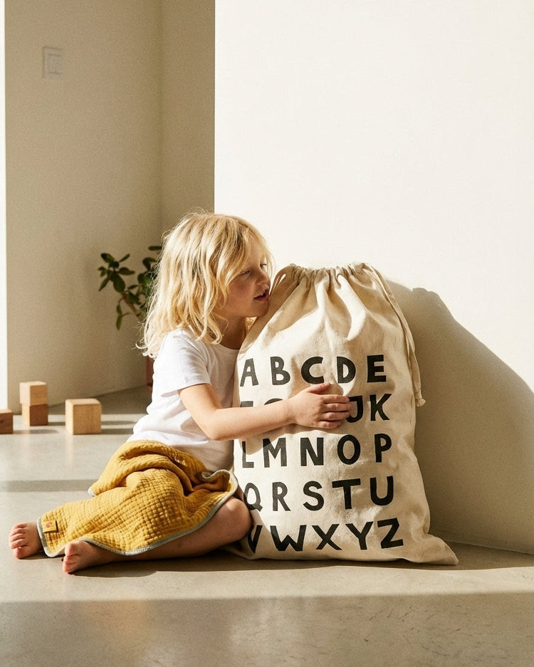 Bolsa de tela ABC
