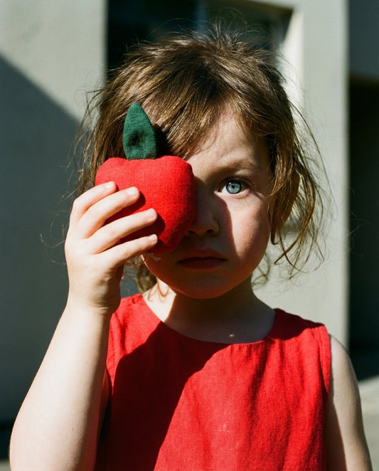 Juguete de lino MANZANA (1 unidad)